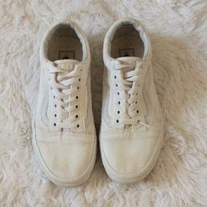 White old school Vans